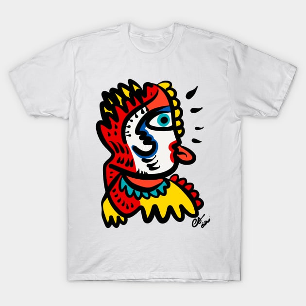 Graffiti Joker Street Art T-Shirt by signorino